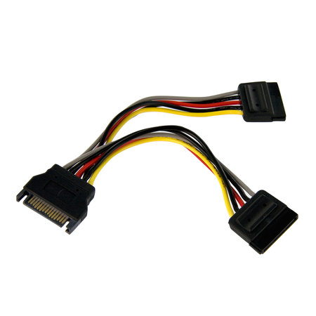 STARTECH.COM 6in SATA Power Y Splitter Cable Adapter PYO2SATA